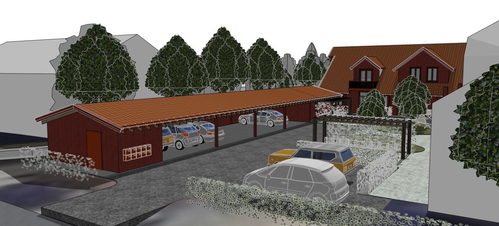 Oversiktsbilde - 3D tegning - 2